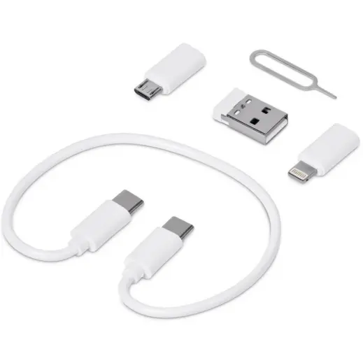 Altitude Orbit Wireless Charger & Multi-Function Cable Kit Contents